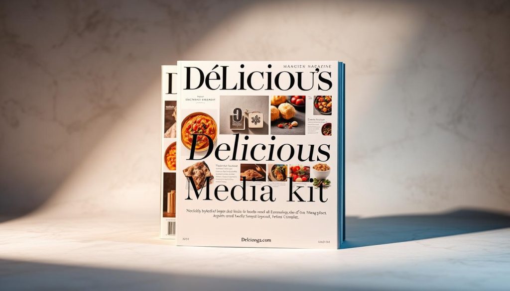 Media Kit voor Delicious Magazine